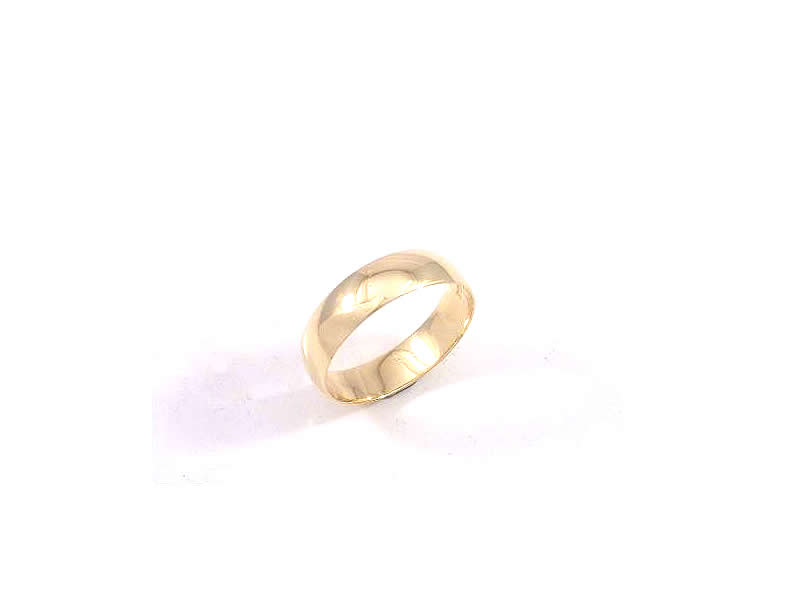 9CT YELLOW GOLD, GENTS WEDDING RING (2)